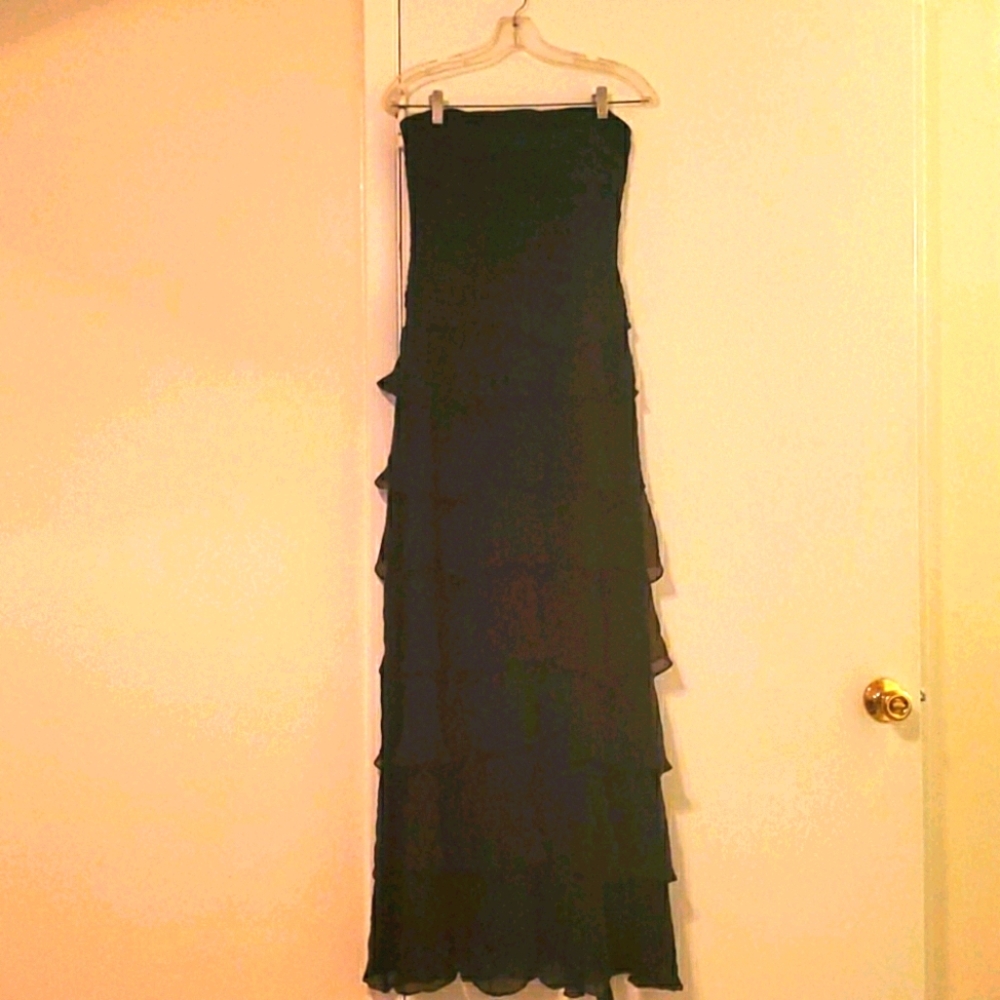 Black full length formal/cocktail dress